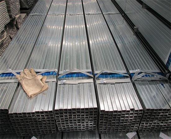 galvanised square tube storage