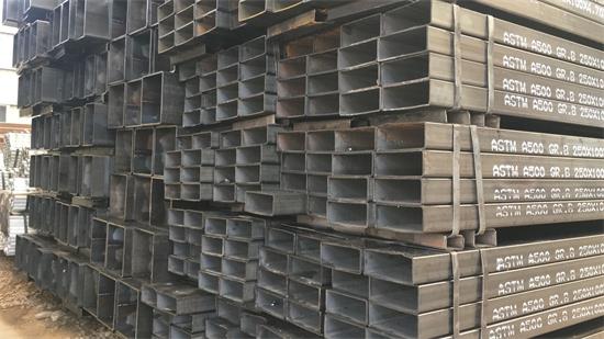 astm a500 erw rectangular steel tube 