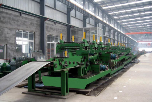 High frequency welded pipe unit
