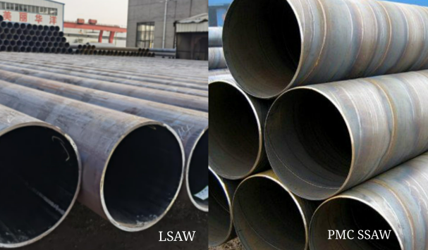 lsaw steel pipe vs ssaw steel pipe