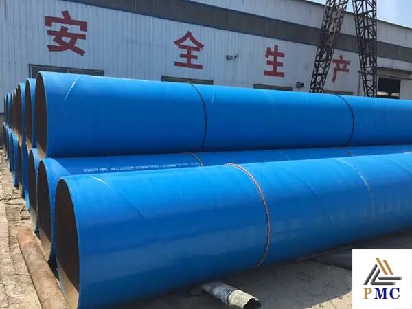 FBE anti-corrosion spiral steel pipe