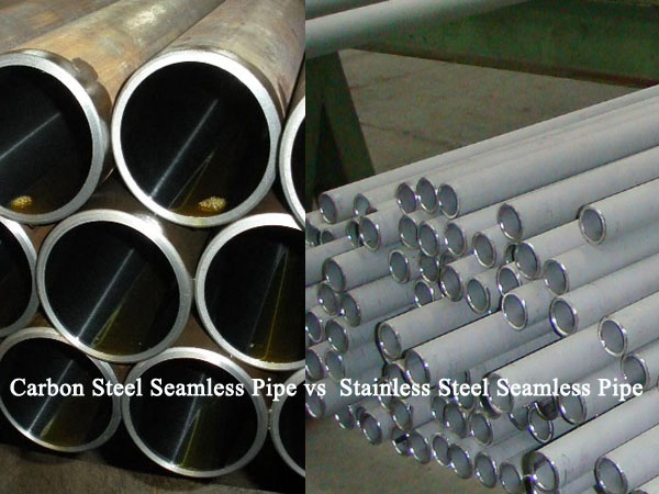 carbon steel seamless pipe vs stainless steel seamless pipe