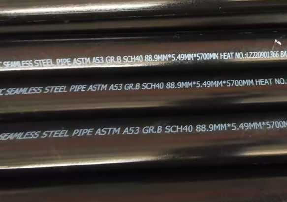 ASTM A53 Gr.B seamless steel pipe