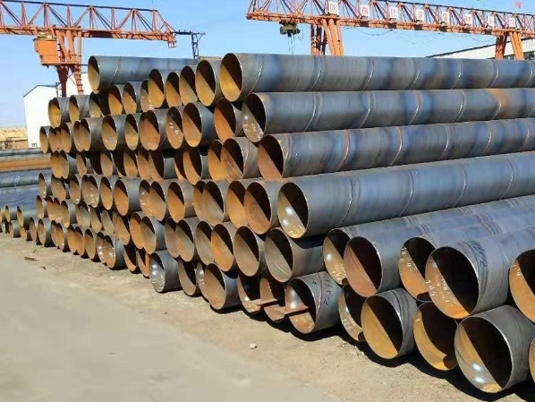 spiral steel pipe connection