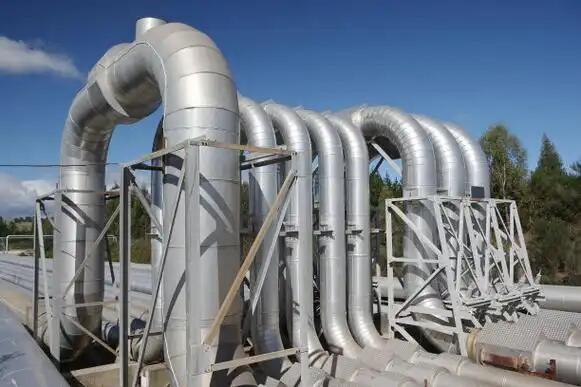 Tubería de vapor para centrales geotérmicas