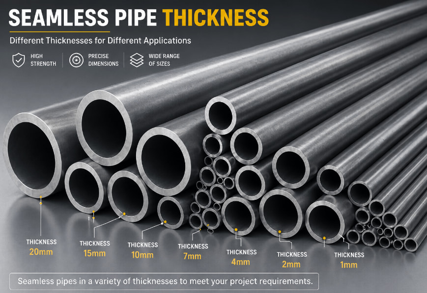 seamless pipe thickness