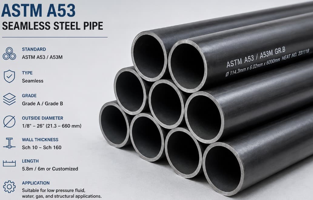 astm a53 seamless pipe