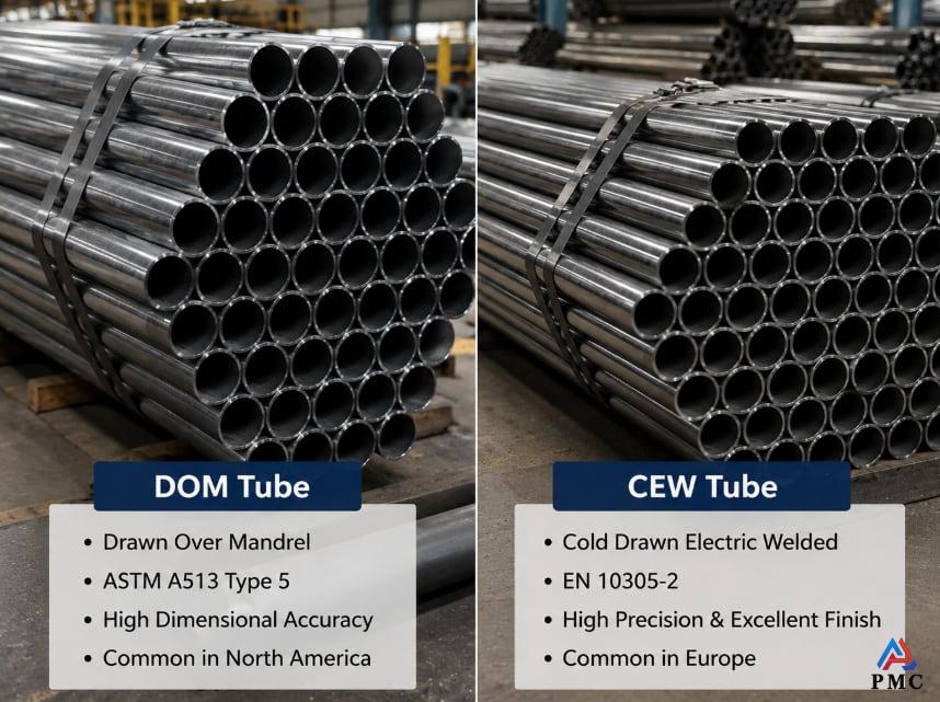  DOM tube vs CEW tube