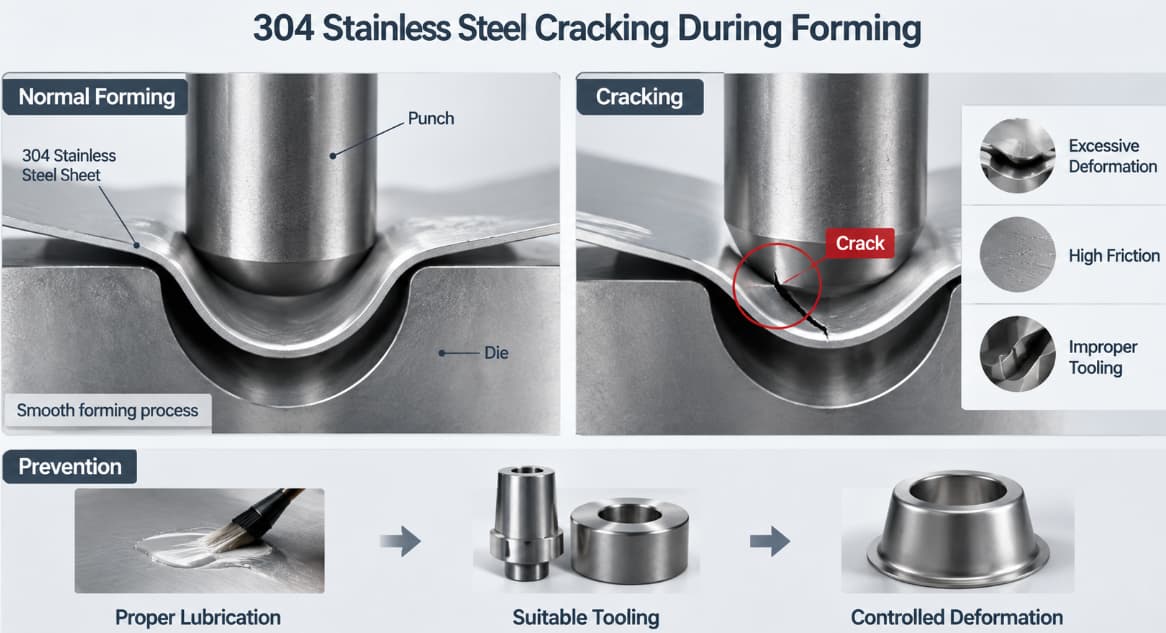 304 stainless steel cracking